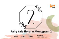 Fairy Tale Floral Monogram Product Image 1