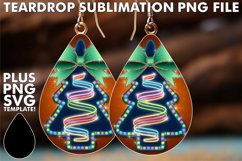 Cozy TEARDROP Earrings Design Ideas, Neon Xmas Product Image 1