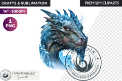 Fantasy Dragon Clipart, dragon PNG, Fantasy PNG graphics Product Image 1