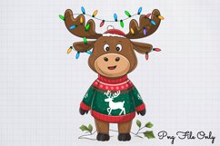Woodland Christmas Animals Cliparts PNG Product Image 1