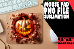 Bright Mouse Mat Ideas for Gifts, 3D Pumpkin Product Image 1