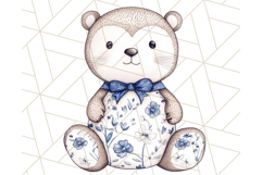 Cute Stuffed Animal Clipart, Chinoiserie Nursery Decor Png Product Image 5