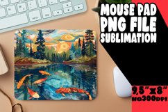 Radiant 3D Landscape Mouse Pad Sublimation Product Image 1