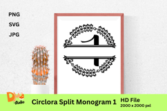 Cilclora Split Monogram Product Image 1