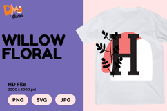 Willow Floral Monogram Product Image 1