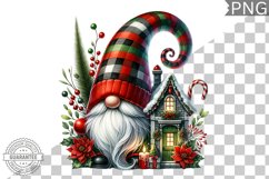 Christmas Gnome Sublimation - Clipart PNG Bundle Product Image 4