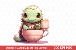 Animals Stacked Sublimation Clipart Product Image 1