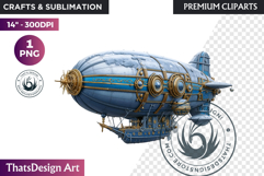 Steampunk Winter Fantasy Sublimation Graphics PNG clipart Product Image 1