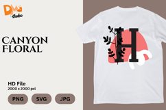 Canyon Floral Monogram Product Image 1
