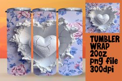 3D Heart Magic Tumbler Product Image 1