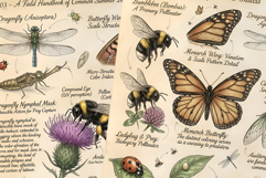 Summer Insects Junk Journal Pages Product Image 4