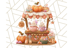 Creepy Carnival Halloween Clipart PNG with Hayride Art Product Image 5