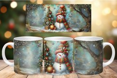 Mug Wrap Sublimation - snowman Product Image 1