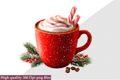 Christmas Coffee Sublimation, Christmas Coffee Clipart Product Image 1