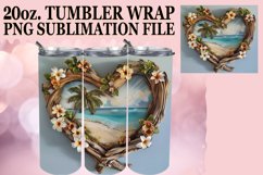 Heartwood Serenity: 20oz Heart Frame Design Product Image 1