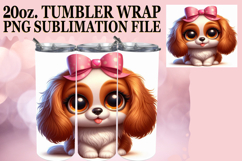 Heartfelt joy 20oz tumbler wrap, 3D Dog Product Image 1