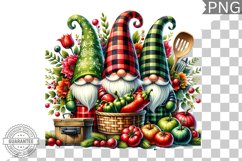 Christmas kitchen Gnome Sublimation - Clipart PNG Design Product Image 1