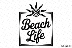 Beach life svg | Summer Svg | Svg Cut Files Product Image 1