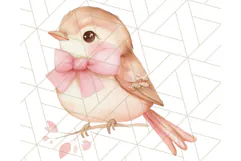 Pastel Pink Fairy Garden Clipart, Enchanted Cottagecore Png Product Image 5