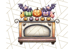 Cute Witch Halloween Baking Clipart PNG, Holiday Treats Png Product Image 5