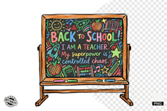 Sarcatic Classroom Chalkboard PNG Product Image 1