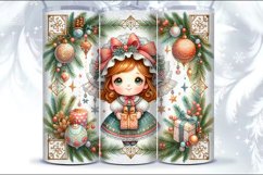 4 Christmas Seamless Tumbler Wrap 20 oz Product Image 5