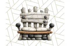 Cute Animals in Jail Clipart PNG, Funny Prisoner Critters Product Image 5