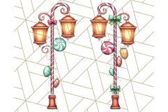Christmas North Pole Village PNG Clipart, Cute Holiday Art Product Image 5