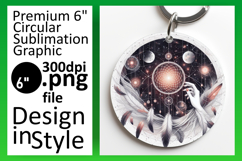 Lovely Round Design Sublimation Template , Mystic Product Image 1