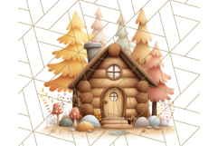 Woodland Forest Scene PNG Clipart, Fall Nature Elements Product Image 5