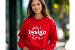 Gildan 18000 Crewneck Sweatshirt Mockup 3 Product Image 1