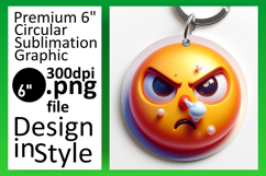Gorgeous Circle Design Car Coaster PNG , 3D Emoji Product Image 1