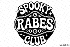 Spooky Rabes Club Svg | Halloween Svg | Svg Cut Files Product Image 1