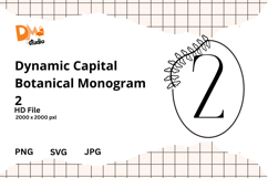 Dynamic Capital Botanical Monogram Product Image 1