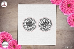 Flowers Earrings Laser Cut Bundle | Jewerly | SVG Product Image 11