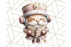 Playful Pink Nutcracker PNG, Pastel Christmas Clipart Product Image 5