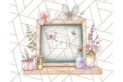 Bookish Fairy PNG Clipart, Whimsical Reading Elements Png Product Image 5