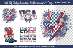 USA PNG, 4th Of July Sublimation P Product Image 1