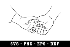 Hand Shake SVG | SVG Cut files | Cricut Product Image 1