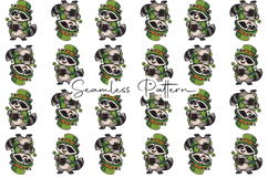 St. Patrick's Day Seamless Patterns - Leprechaun &amp; Clovers Product Image 6