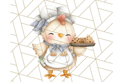 Cottagecore Kitchen Chicken Clipart PNG, Fairytale Style Product Image 5