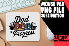Blissful Mouse Pad Designs PNG, Father&#039;s Day Product Image 1