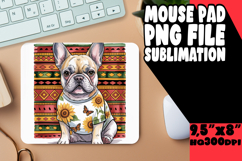CHEERFUL MOUSE PAD SUBLIMATION PNG, Cute Dog Product Image 1