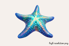 Bioluminescent Sea Animal Clipart Bundle PNG Product Image 19