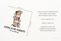 Coffee Time Png Sublimation Bundle Product Image 8