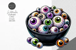 Halloween clipart, Eyeballs clipart, Kids Halloween Product Image 1