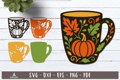 3D Autumn Harvest Layered SVG Bundle Product Image 16