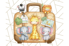 Cute Safari Animal Clipart PNG for Kids, African Wildlife Product Image 5