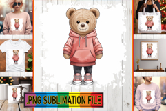 Cheerful TSHIRT Magic PNG, Teddy Bear Product Image 1