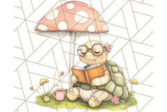 Bookish Animals PNG Clipart with Cozy Reading Elements Product Image 5